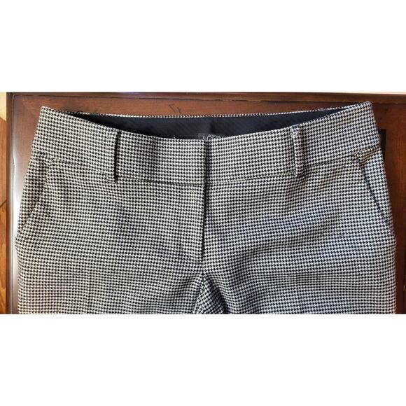 Ann Taylor Loft Womens Size 6 Pants Marisa Straight Houndstooth Stretchy - Picture 11 of 13